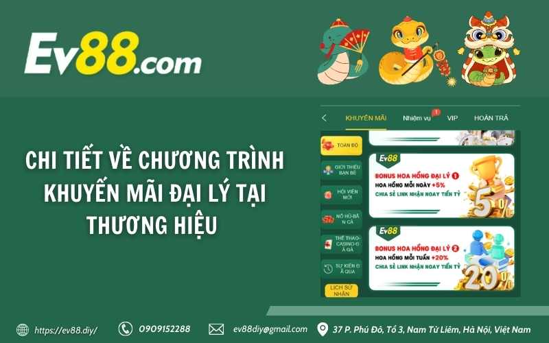 Chi tiết về chương trình khuyến mãi đại lý tại thương hiệu