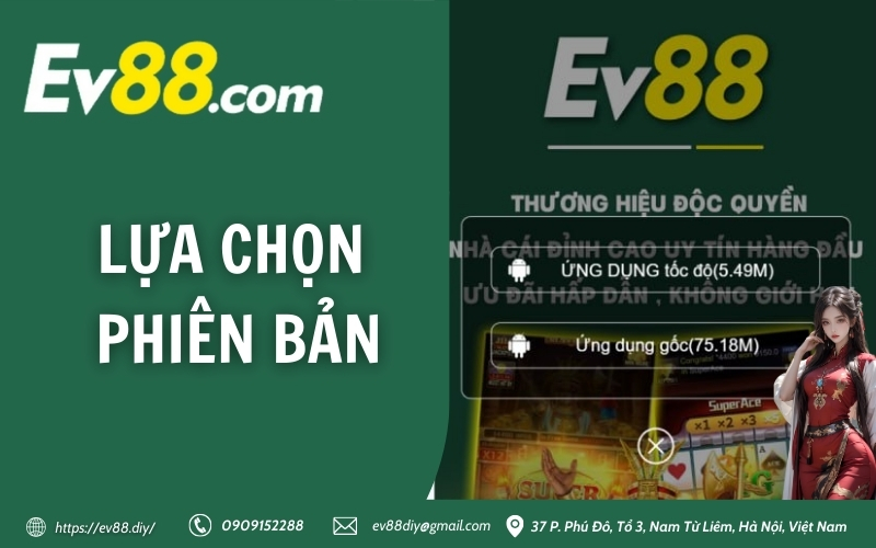 Lua chon phien ban